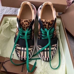 Men’s Animal Print Burberry Sneakers